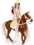 Nessiworld Jasmine Atlı Bebek Kahve-Bej 3
