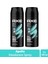 2 Adet Axe Erkek Sprey Deodorant Apollo 48 Saat Etkileyici Koku Vücut Spreyi 150 ml 1
