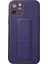 Bfs iPhone 12 Pro Kılıf Coco Deri Standlı Kapak - Mor 1