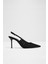 Eluse Ayakkabı Orta Boy Topuklu - Siyah 1