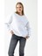 Kadın Bisiklet Yaka Ayıcık Baskılı 3ip Sweatshirt Beyaz - 264422 1