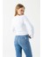 Kadın Bisiklet Yaka Pamuklu Basic Body Beyaz - MW0000832 6