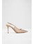 Eluse Ayakkabı Orta Boy Topuklu - Naturel 1