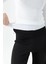 Kadın Beli Lastikli Bol Paça Triko Pantolon Siyah - 25K 2393 4