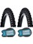 Diamond 24 Jant 24X1.95/2.00 Bisiklet Dış Lastiği Kalın Tırnak MB50 x 2 Adet + Panda Iç Lastik Seti 1