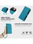 Samsung Galaxy Xcover 5 Için Eabhulie Kılıfı, Kart Tutuculu Fermuarlı Cüzdanlı Deri Kapaklı Kılıf-Göl Mavi (Yurt Dışından) 4