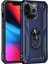 Bfs iPhone 13 Pro Max Kılıf Sofya Yüzüklü Silikon Kapak - Lacivert 1