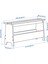 Perjohan Bank Çam 100 Cm 2