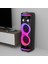MD-64BT 60W 1 Adet Kablosuz Mikrofonlu Usb+Tf+Tws+Aux+Bt Destekli Siyah Ses Sistemi 5