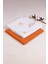 ® Müslin Örtü Bebek Çocuk 2'li Set Gökkuşağı Desen - Tarçın Renk 2 Katlı %100 Organik Pamuk 110X110 cm Unisex 1