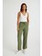 Keten Günlük Pantolon Beli Bağcıklı 8