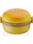 Qlux Beslenme Kabı Hamburger Şeklinde Beslenme Kabı Kamp Piknik Okul Beslenme Kabı L-00562 Bpa Içermez 1