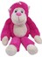 Peluş Maymun 40 cm - Yumuşak Peluş - G5501 - Pembe (Lisinya) 1
