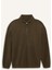 Boxy Fit Dik Yaka Yarım Fermuarlı Polar Sweatshirt E8632AX25WN 7