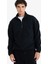 Boxy Fit Dik Yaka Yarım Fermuarlı Polar Sweatshirt E8632AX25WN 1