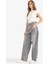 Baggy Fit Yüksek Bel Uzun Jean Yıkamalı PANTOLON D9408AX25SM 4