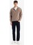 Boxy Fit Dik Yaka Baskılı Polar Sweatshirt E8632AX25WN 2