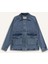 Relax Fit Fermuarlı Denim Ceket F0097AX25AU 1
