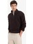 Boxy Fit Dik Yaka Yarım Fermuarlı Polar Sweatshirt E8632AX25WN 3