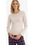 Basic Düz Uzun Kollu Üst-Fall in Love F2546AX25AU 3