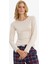 Basic Düz Uzun Kollu Üst-Fall in Love F2546AX25AU 4