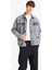 Oversize Geniş Kalıp Düğmeli Denim Ceket F4736AX25AU 8