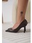 Zelena Kadın Acı Kahve Stiletto 5
