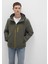 Kapüşonlu Yeşil Ceket 0110606-88487 2