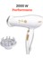 2000W Hız ve Kademeli Isı Ayarlı Beyaz Saç Kurutma Makinesi 2