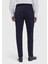 Lacivert Düz Örme Regular Fit Casual Pantolon 5