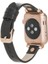 Apple Watch Uyumlu Deri Kordon 38-40-41MM Rt Rst1 Siyah 2