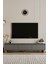 Mila gri Mdf 180 cm Tv Ünitesi-Raflı,kapaklı,ayaklı 1