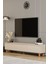 Mila bej Mdf 180 cm Tv Ünitesi-Raflı,kapaklı,ayaklı 2