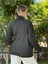 NC53050D Italyan Yazı Baskılı Cepli Kapüşonlu Coton Sweatshirt Siyah 6