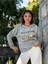 NC56152 Italyan Leopar Baskılı Kapüşonlu Sweatshirt Gri 4