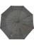 Kadın Kompakt Otomatik Şemsiye – 108 Cm, Kılıflı, Siyah Geometrik 3