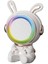 Taşınabilir Rgb Işılı Sevimli Figürlü Mikrofonlu Karaoke Bluetooth Hoparlör Krem ( Lisinya ) 2