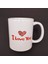 Buğz I Love You Baskılı Bardak 1