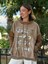 NC53050D Italyan Yazı Baskılı Cepli Kapüşonlu Coton Sweatshirt Camel 8