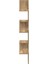 Zig Zag Köşe Duvar Rafı / Kitaplık Atlantik Çam 20X20X130 Modern Minimalist Köşe Rafı 4