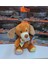 Oyuncak Peluş Sevimli Uyku Arkadaşı Köpek 20 cm 4