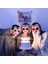 Happy Birthday Yazılı Fuşya Parti Gözlüğü 3