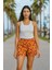 Çiçekli Regular Kadın Short 4