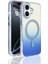 Apple iPhone 17 Uyumlu M-Safe Şarj Özellikli Transparan Renk Geçişli Kılıf 1