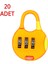 Toys Şifreli Mini Kilit 20 Adet 1