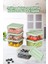 14'lü Buzdolabı Düzenleyici Organizeri Mikrodalgaya Uygun Difriz Saklama Kabı (2X3500ML)(12X775ML) 4