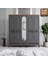 Slope 5 Kapaklı Mdf Ayaklı Tasarım Country Gardırop 1