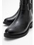 Kare Tokalı Kadın Bot Siyah Cilt 3