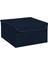 Kare Saklama Kutusu Çok Amaçlı Kapaklı Düzenleyici Lacivert 1