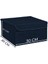 Kare Saklama Kutusu Çok Amaçlı Kapaklı Düzenleyici Lacivert 2
